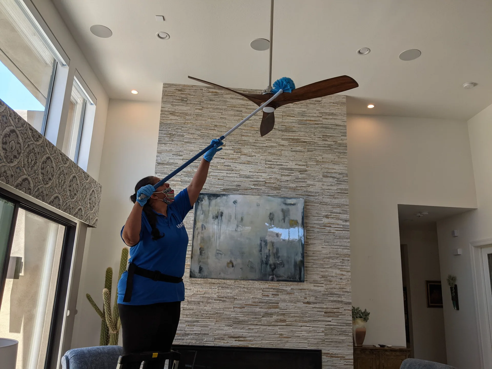 LeBlanc Cleaning crew performing commercial office cleaning in the East Valley, AZ